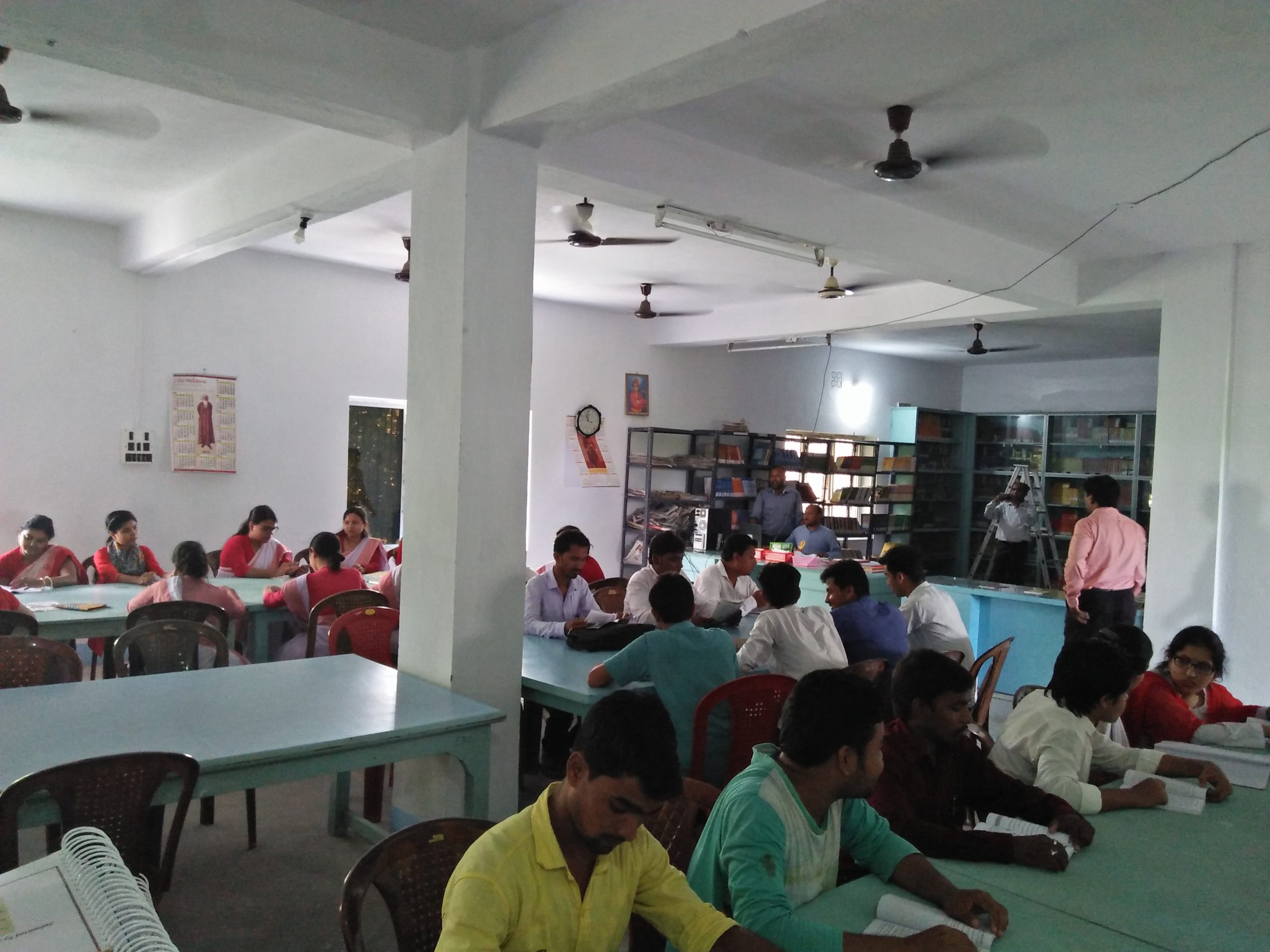 Library cum reading room