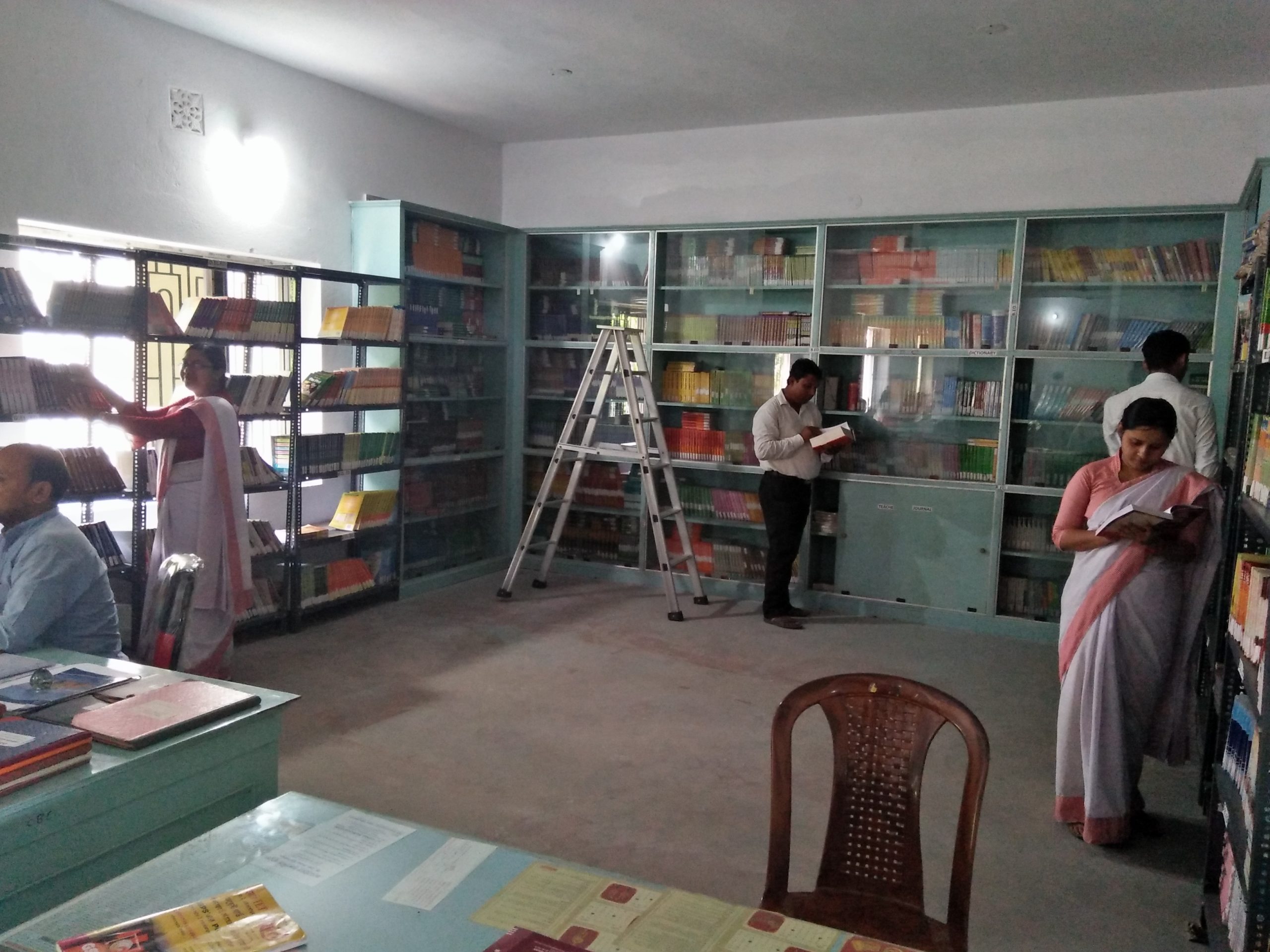 Library cum reading room