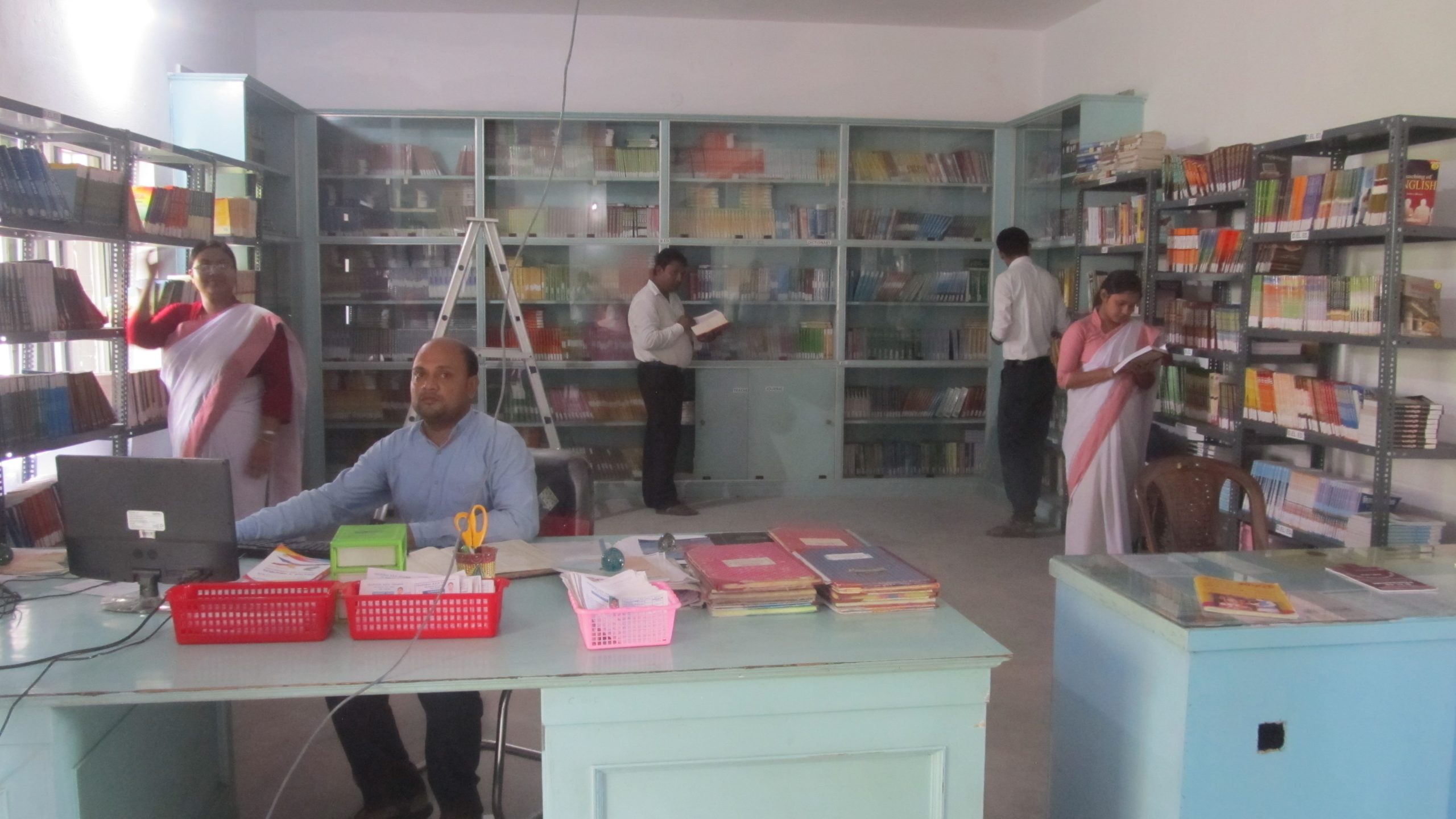 Library cum reading room